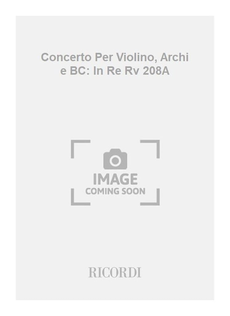 Concerti Per Vl., Archi E B.C.:
